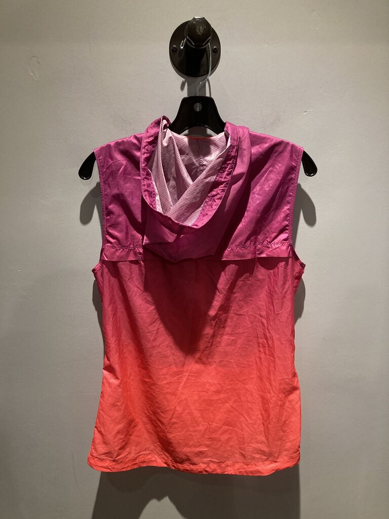 Saucony Hooded Vest, Pink/Orange, Women's M