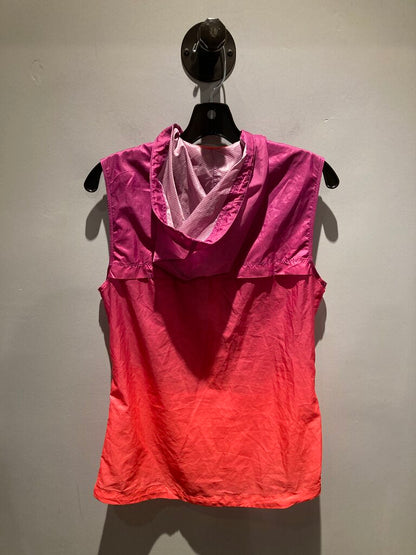 Saucony Hooded Vest, Pink/Orange, Women's M