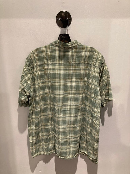 Patagonia SS Button Up, Green/Lime, Men's XXL