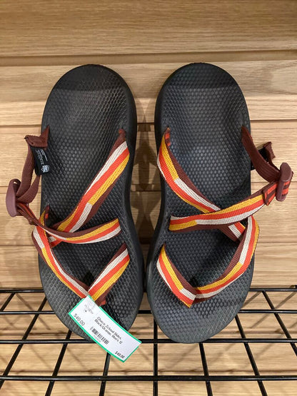 Chaco Zcloud Slides, Black/Orange, Men's 12