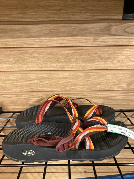 Chaco Zcloud Slides, Black/Orange, Men's 12