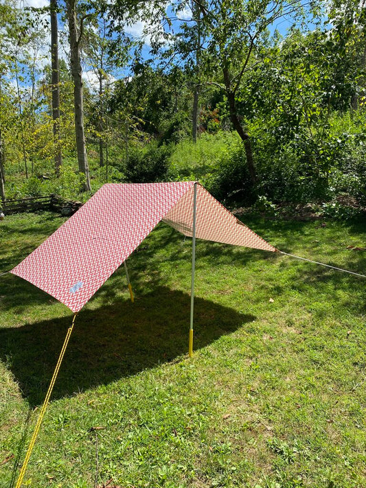 Lovin' Summer Beach Tent, Red/White, OS