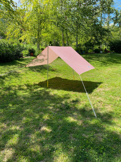 Lovin' Summer Beach Tent, Red/White, OS