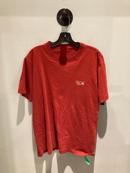 Mountain Hardwear SS Tshirt, Red, Men's XL?