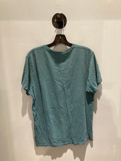 Patagonia SS Crew, Teal/Bear Logo, Men's M