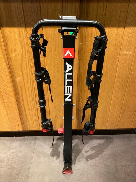 Allen 4-Bike Hitch Mount Bike Rack, Black/Red, 2"