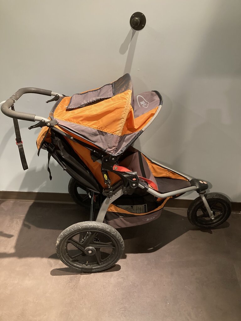 (Wear) BOB Revolution SE Stroller, Orange/Grey