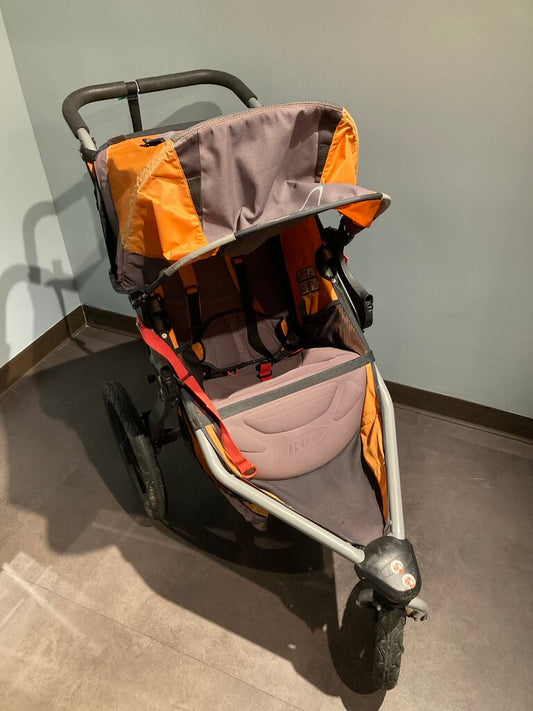 (Wear) BOB Revolution SE Stroller, Orange/Grey