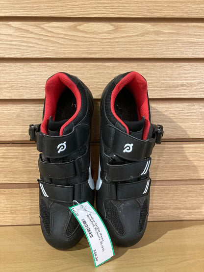 Peloton Cycling Shoes, Black/Red, Women's 39 (9.5)