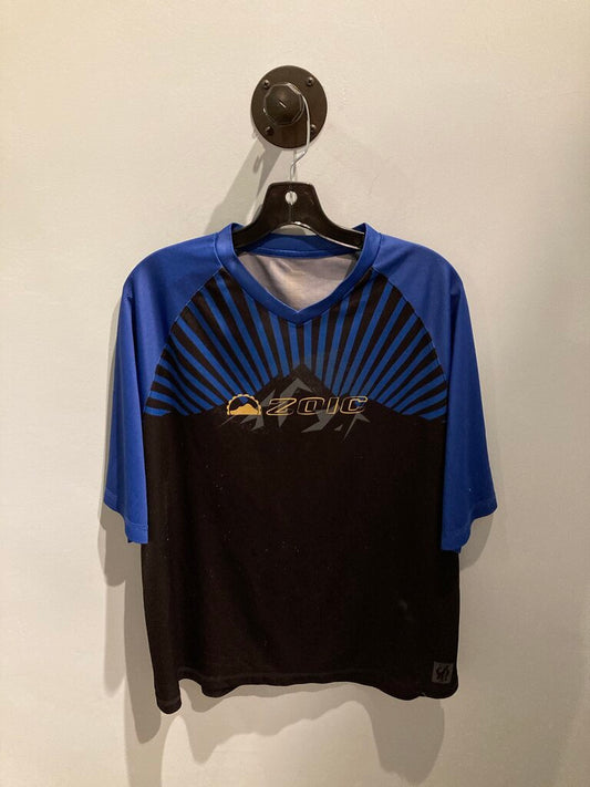 Zoic SS Crew, Black/Blue, Men's XXL