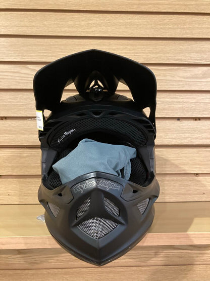 Troy Lee Designs D3 Fiberlite MTB Helmet, Black, XS (unused)