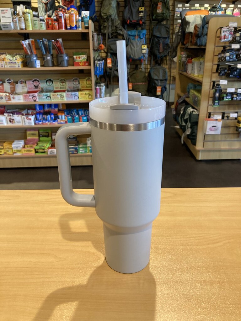 Stanley Insulated Mug w/ Straw, White, 40oz