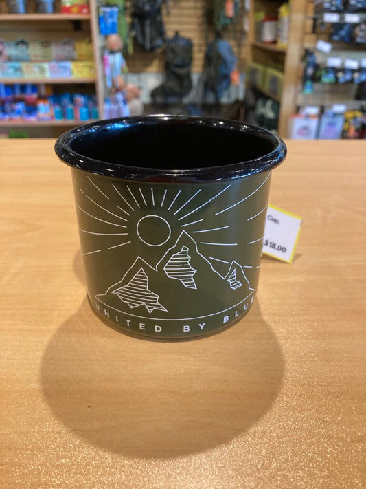 United By Blue Enamel Cup, Green