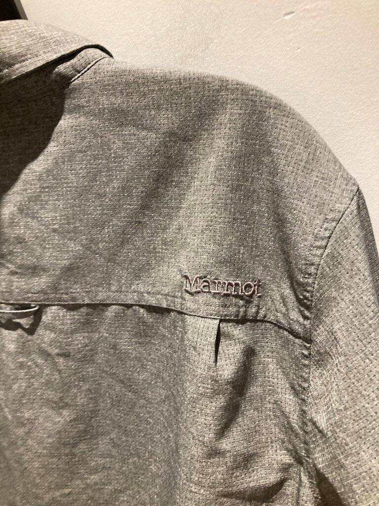 Marmot LS Button Up, Grey, Men's M