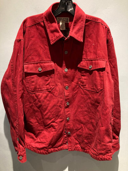 Duluth Trading Shacket, Red, Men's L